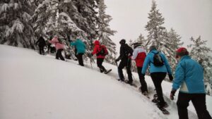 snowshoing is a great non skiing activity in big sky