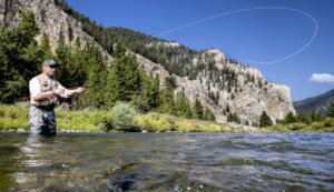 fly fishing the gallatin river for big trout